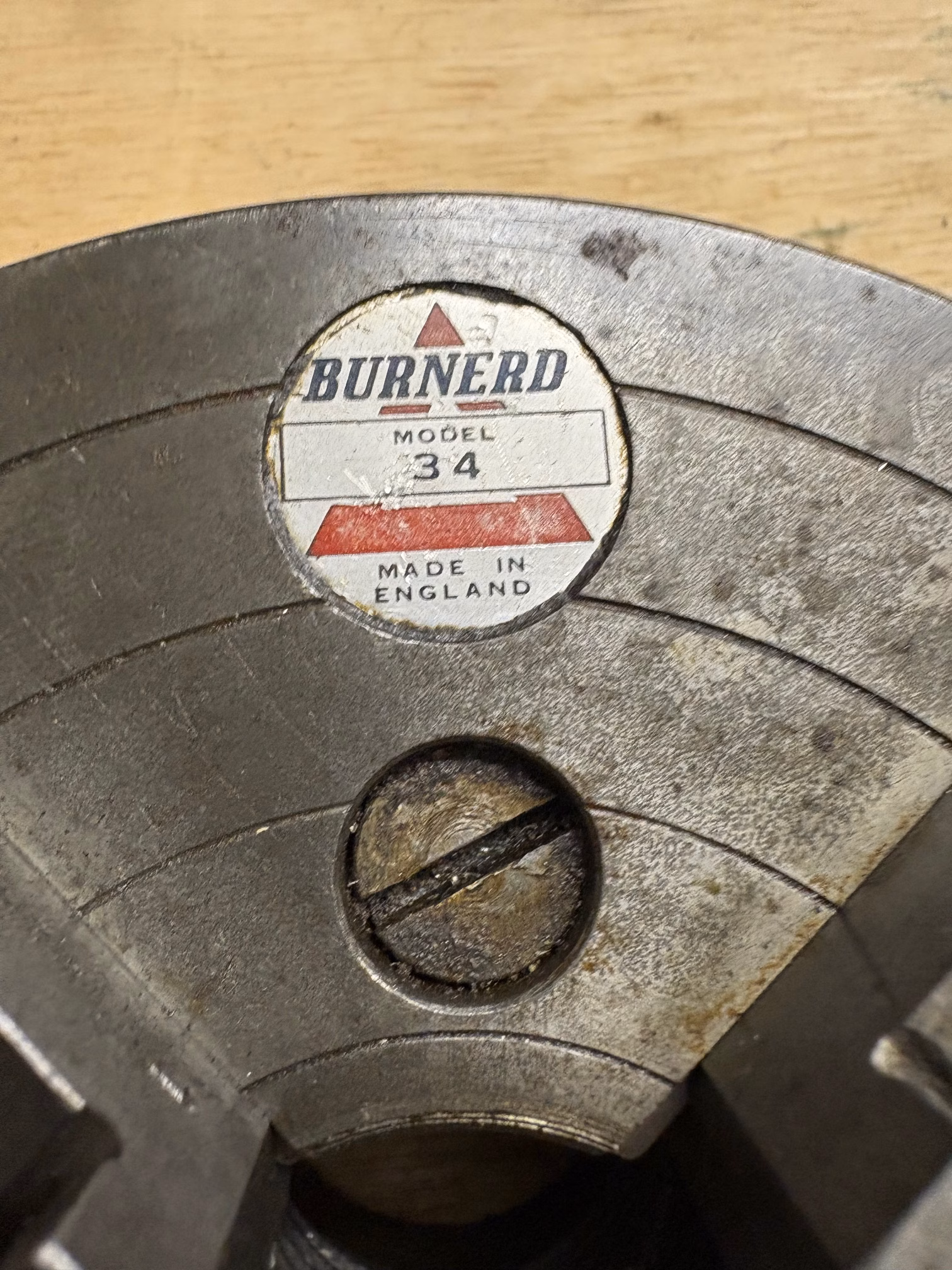 6" 4 Jaw Pratt Burnerd Lathe Chuck Model 34