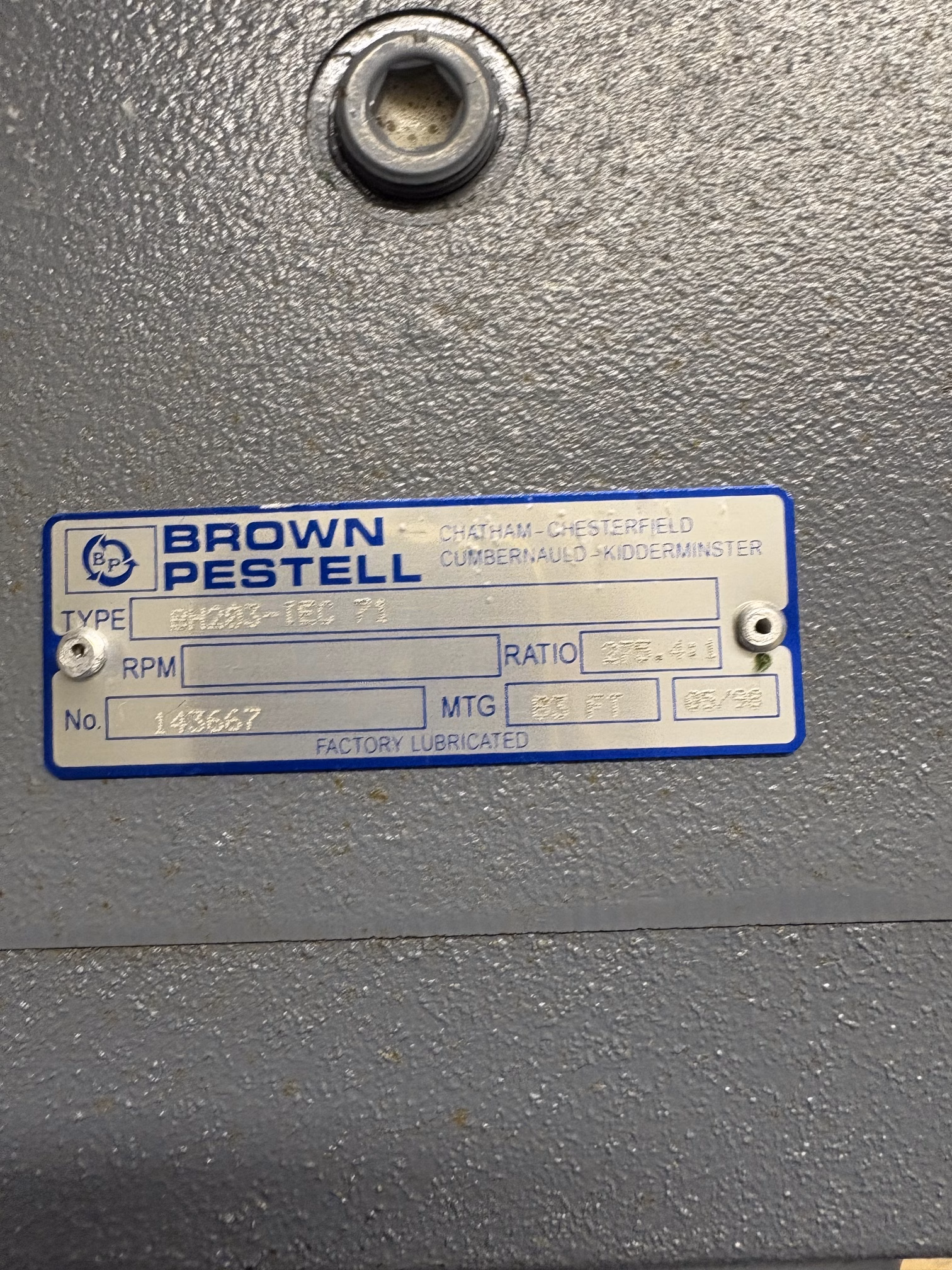 Brown Pestell BH293-IEC 71