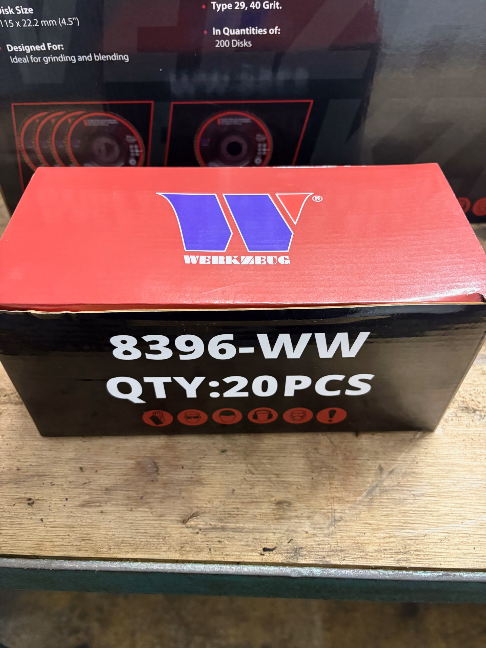 Werkzeug Flap Disk Type 29 115mm x 22.2mm (20 per Box)