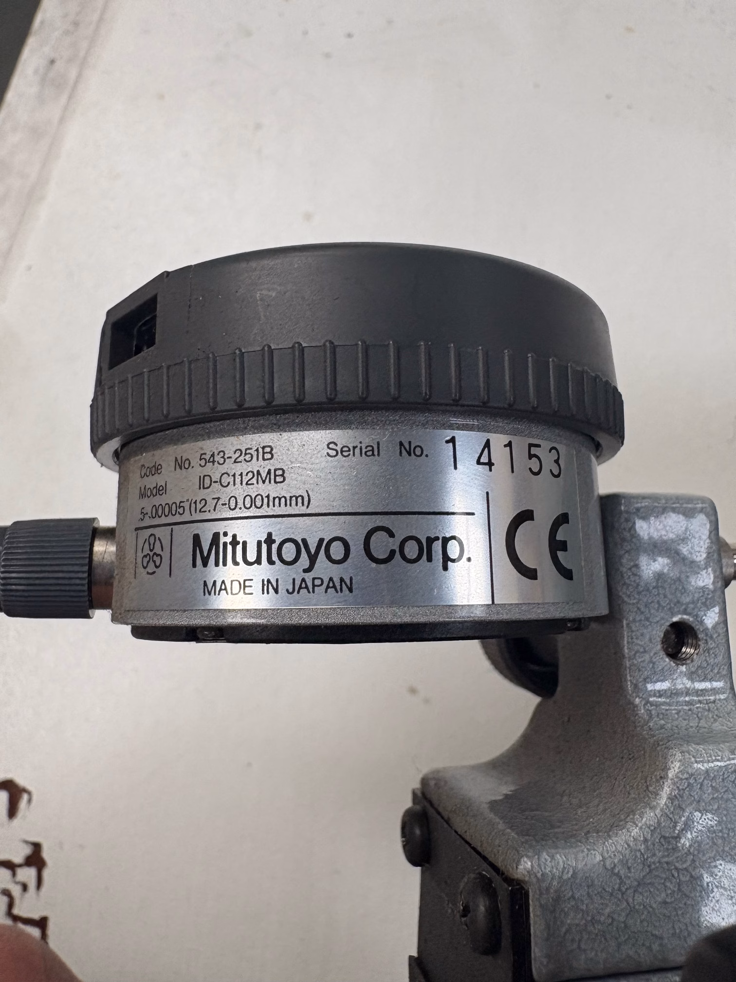 Mitutoyo Absolute Digital Indicator On Stand
