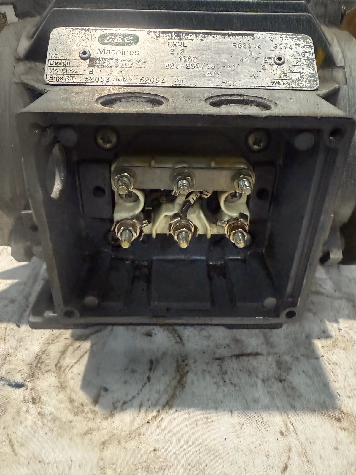 Colchester Lathe Motor