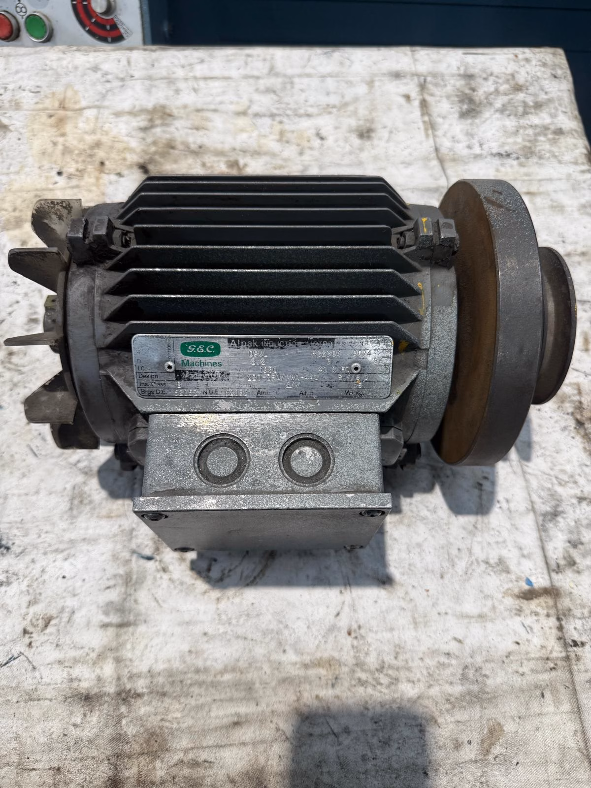 Colchester Lathe Motor