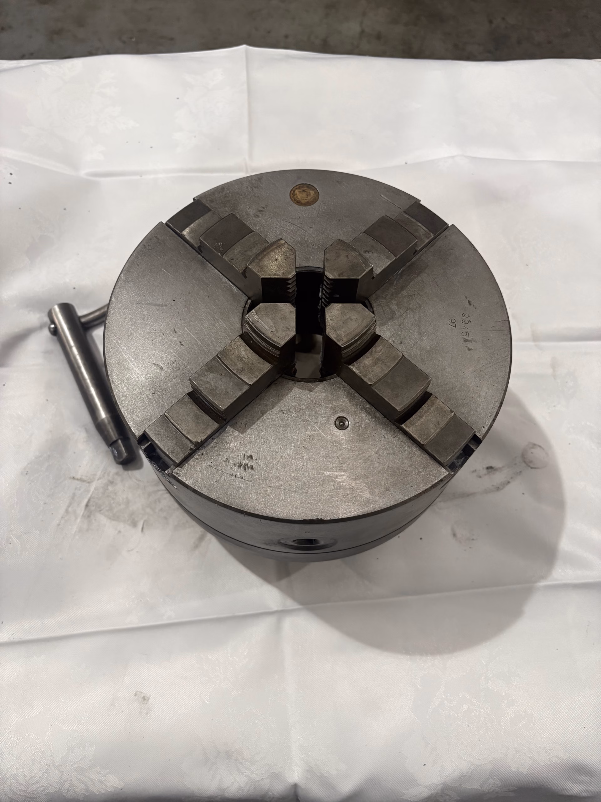 Bison 10" Self Centering 4 Jaw Chuck
